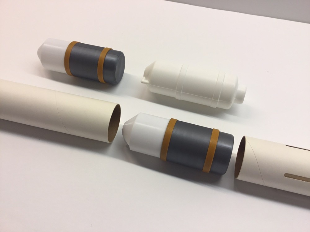 Estes Sidewinder Parachute plug Replacement Pre-painted For Flying Scale Model