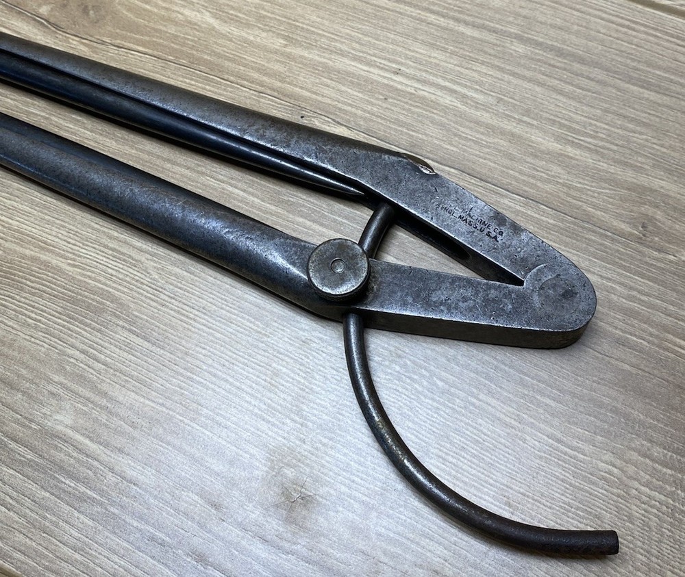 Antique Athol Machine Co Trammel Points Beam Divider Adjustable Machinist Tool