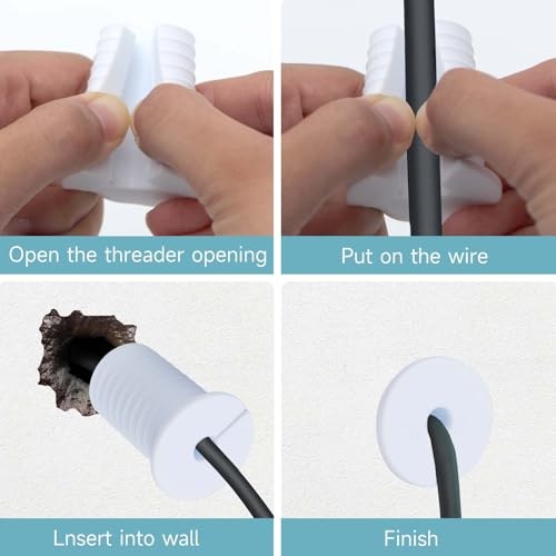 White Cable Routing Kit by Starlink - Cable Installation Kit