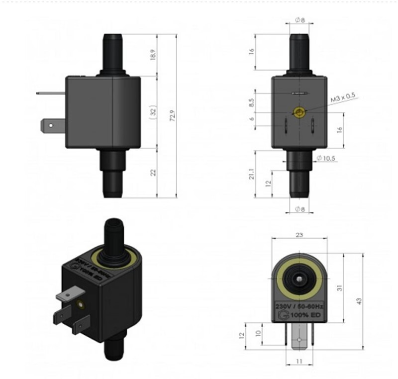 1pcs New Gotec Electromagnetic Pump MS10-E/0