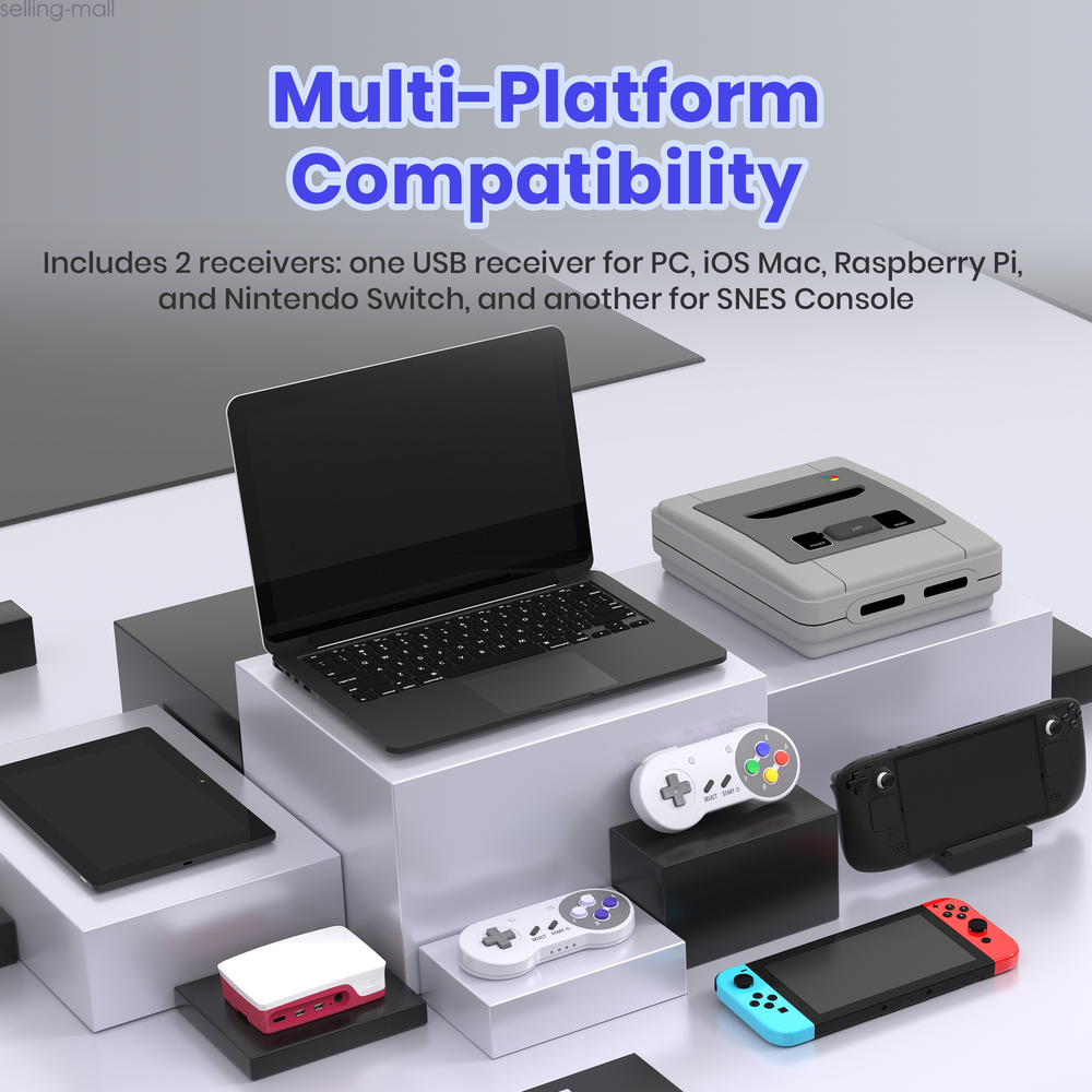 Wireless Controller for Super Nintendo Entertainment System Nintendo Switch NSO