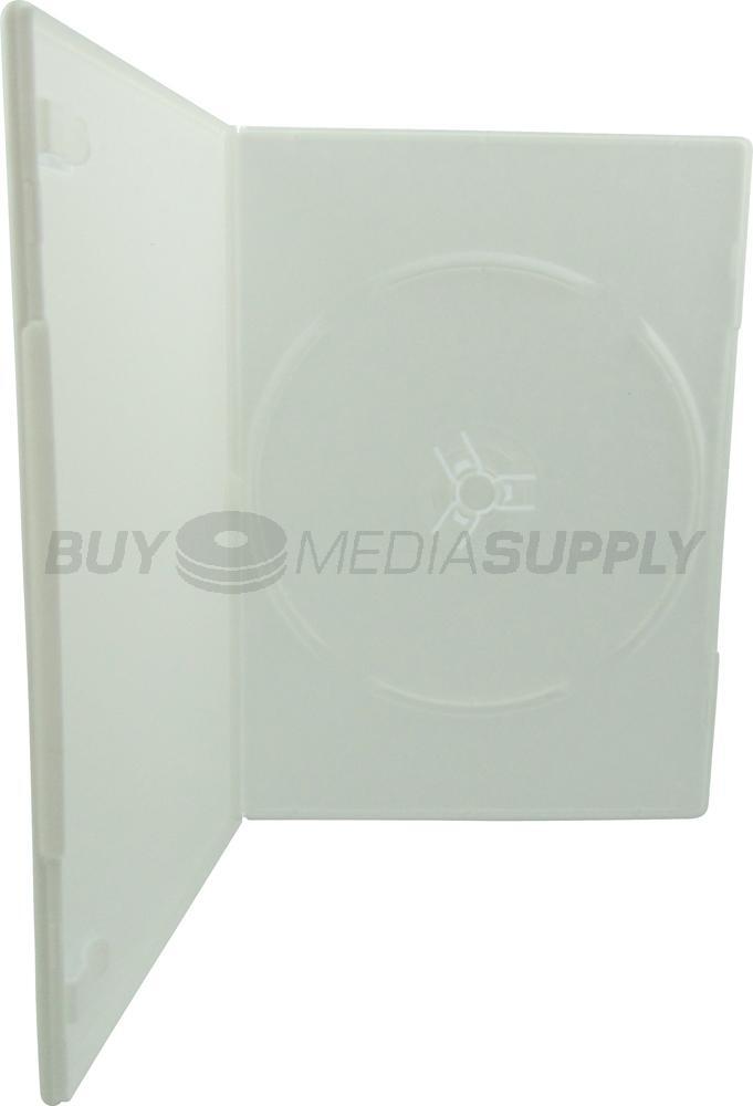 7mm Slimline White 1 Disc DVD Case Lot