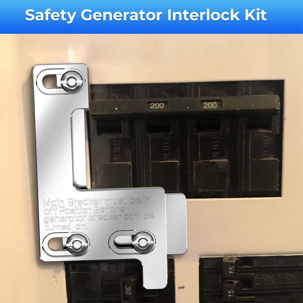 Generator Interlock Kit For Siemens /Murray/ITE 150 and 200 Amp Panel