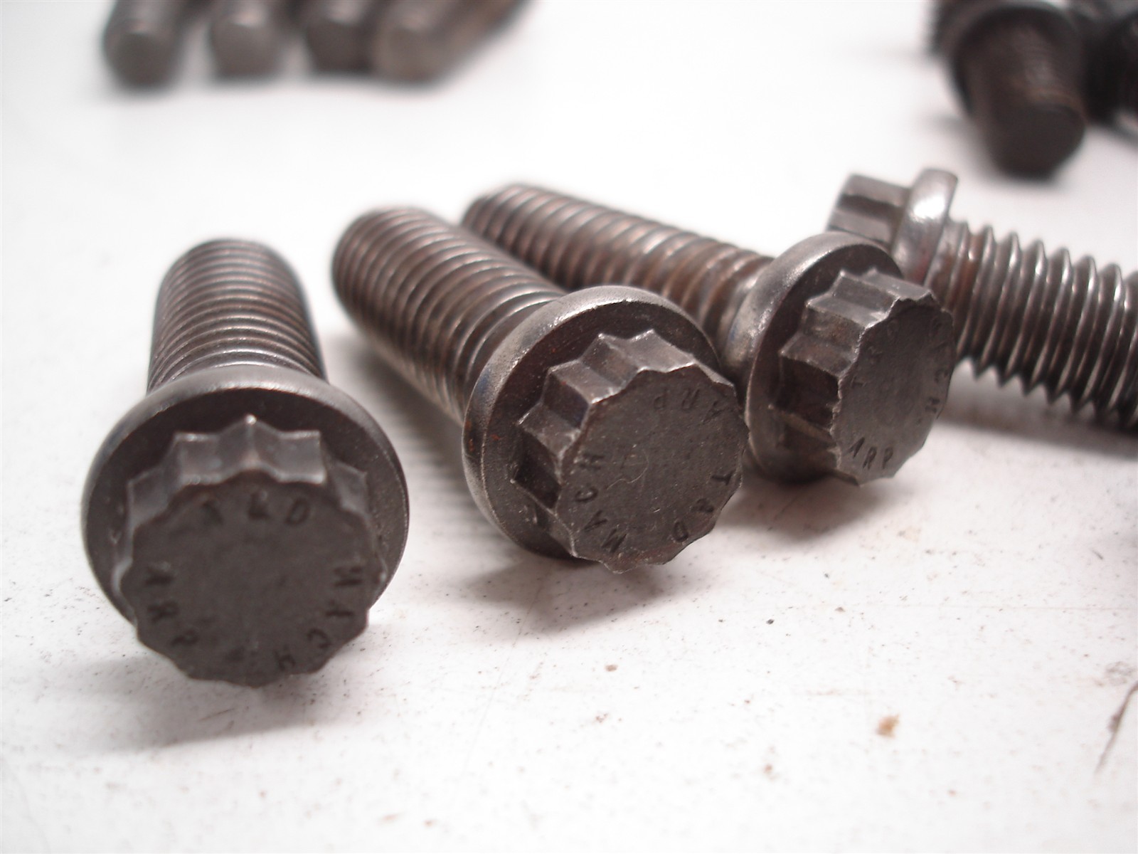 20 NASCAR T&D / JESEL ARP 12pt ROCKER ARM STAND TO HEAD HOLD DOWN BOLTS 7/16"