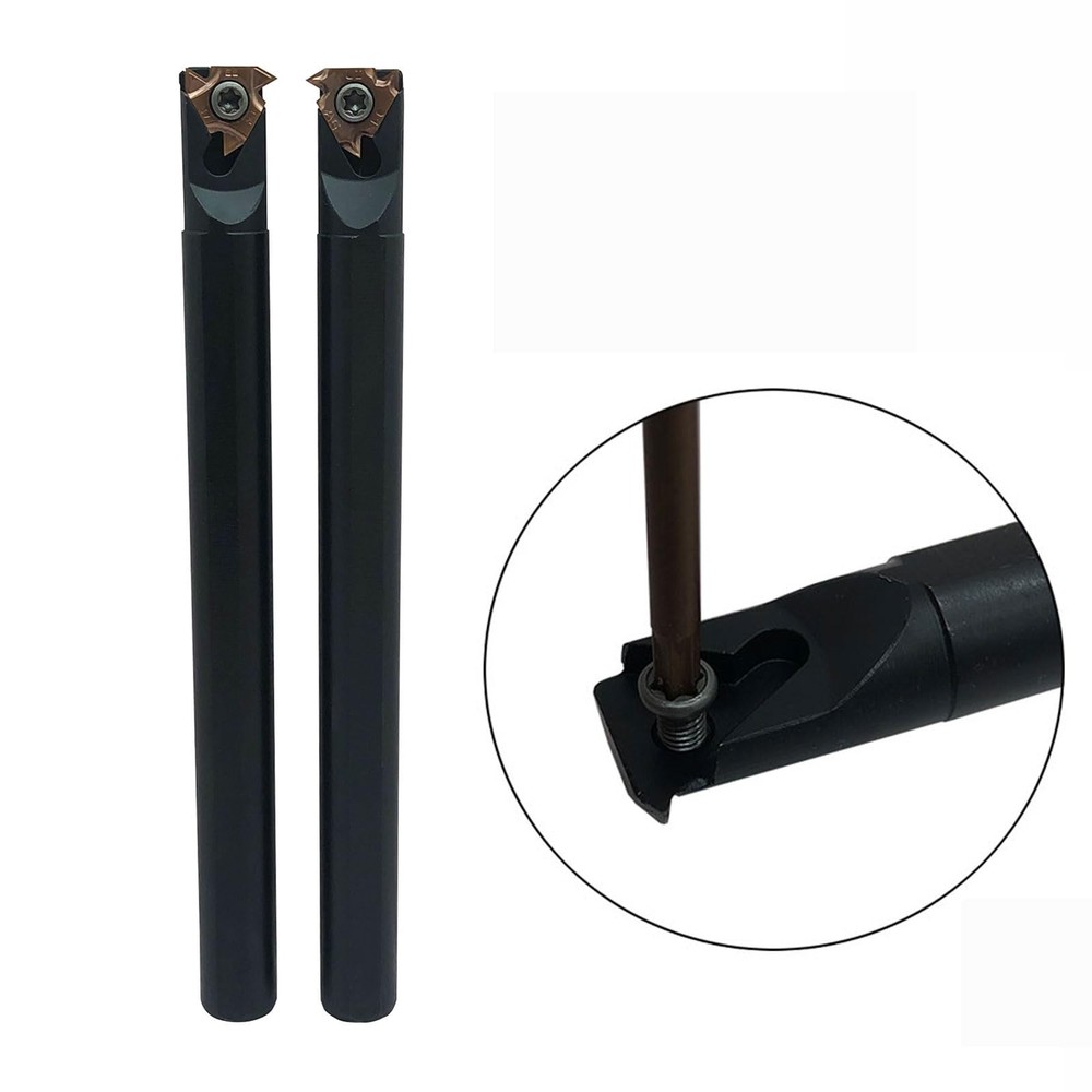 Zouzmin Lather Threading Tool Bit Set External Internal Threading Boring Bars...