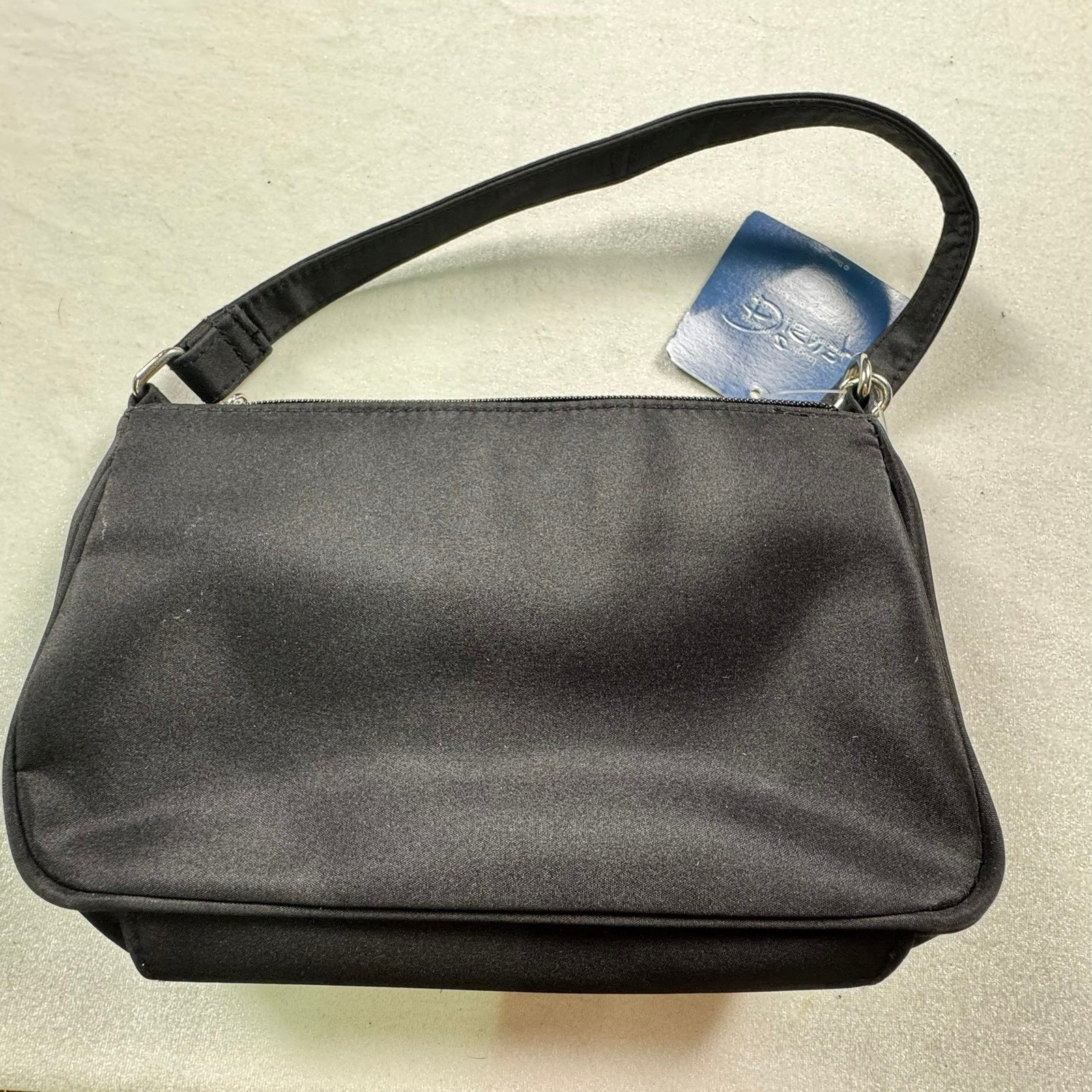 Disney Snow White Seven Dwarfs Baguette Shoulder Bag Black Sequin Y2K Vintage