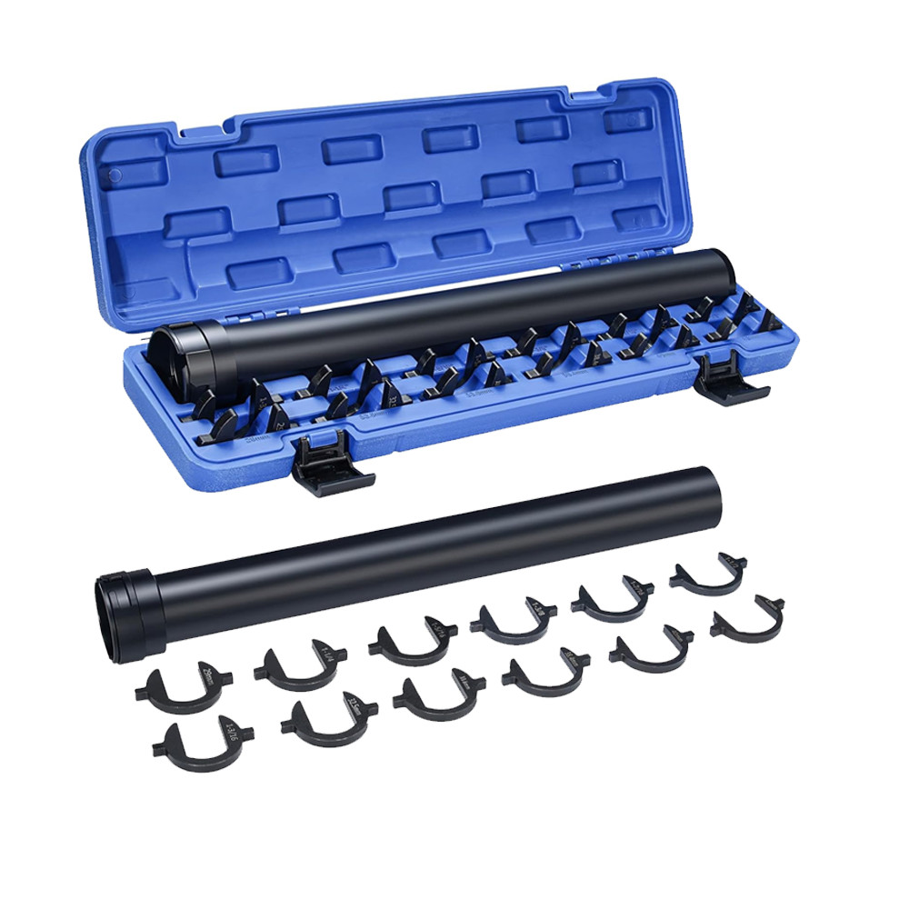 13pc Inner Tie Rod Removal Installation Tool Set with 12 SAE & Metric Adaptors !