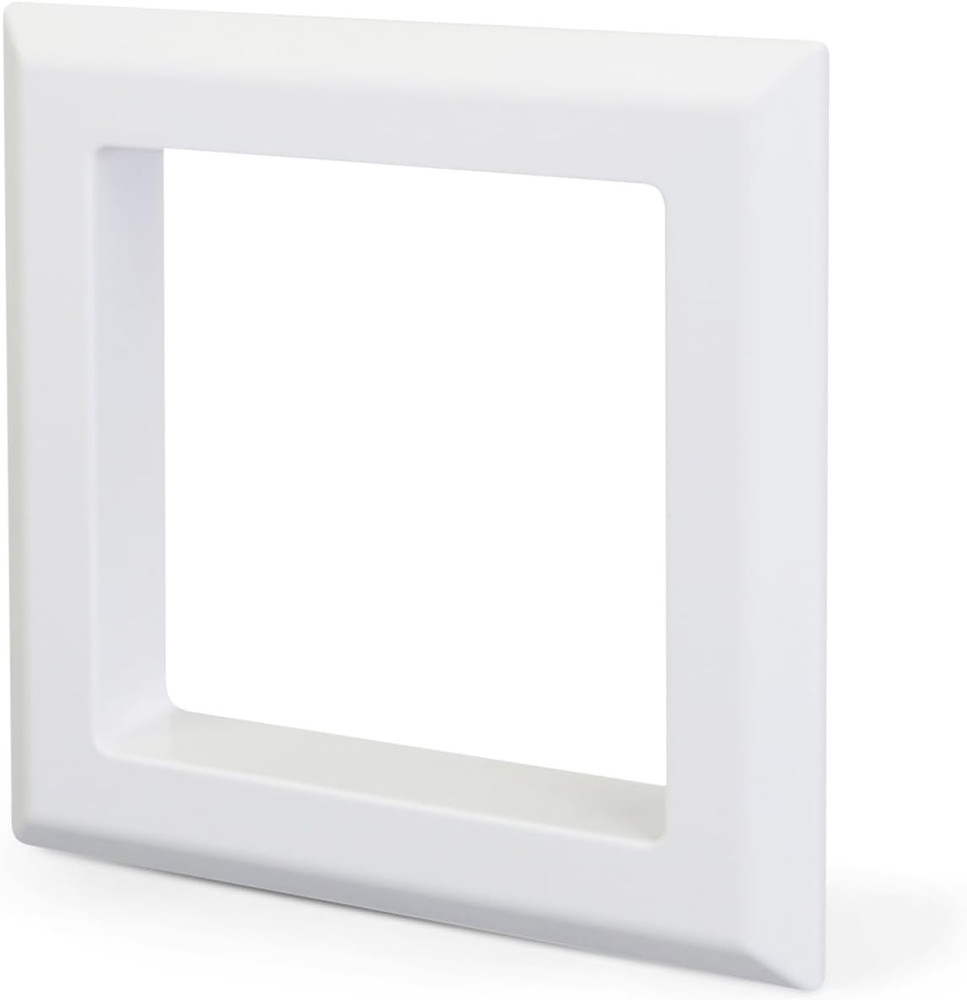 Square Faceplate Replacement for Universal Supply Outlet Boxes