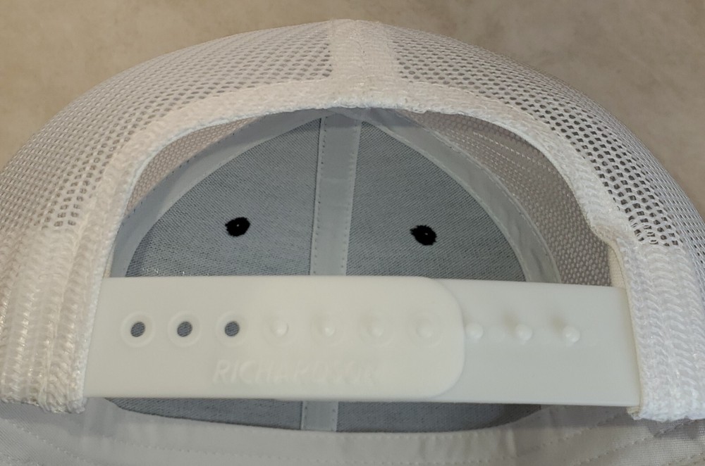 HD Wing Patch on Richardson 112 Trucker Hat Snapback Black/White