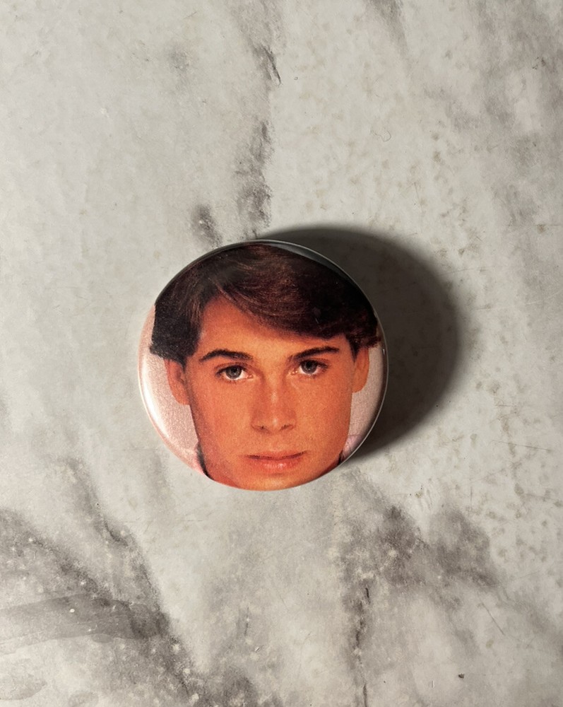 Rob Lowe 80’s Pinback Button. Original Handmade 1.5” Button.