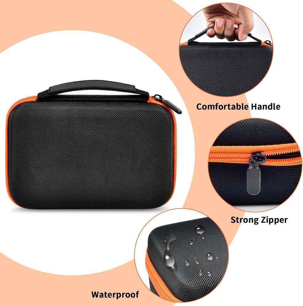 Compact & Durable Tire Inflator Case with Adjustable Divider for Accessories