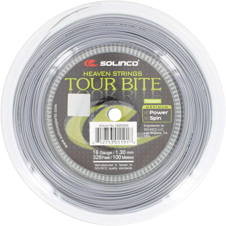 Tour Bite Silver Tennis String Mini Reel - Premium Performance