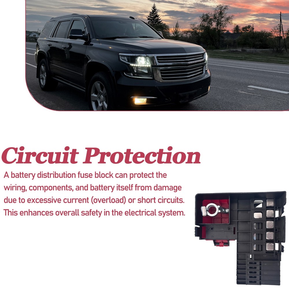 Battery Distribution Engine Compartment Fuse Block Compatible with GM 84354716