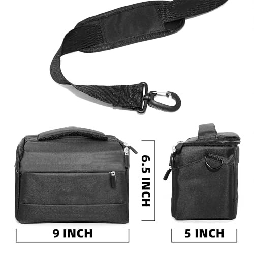 Compact Camera Bag – Stylish, Shockproof, Versatile Shoulder Case for Black
