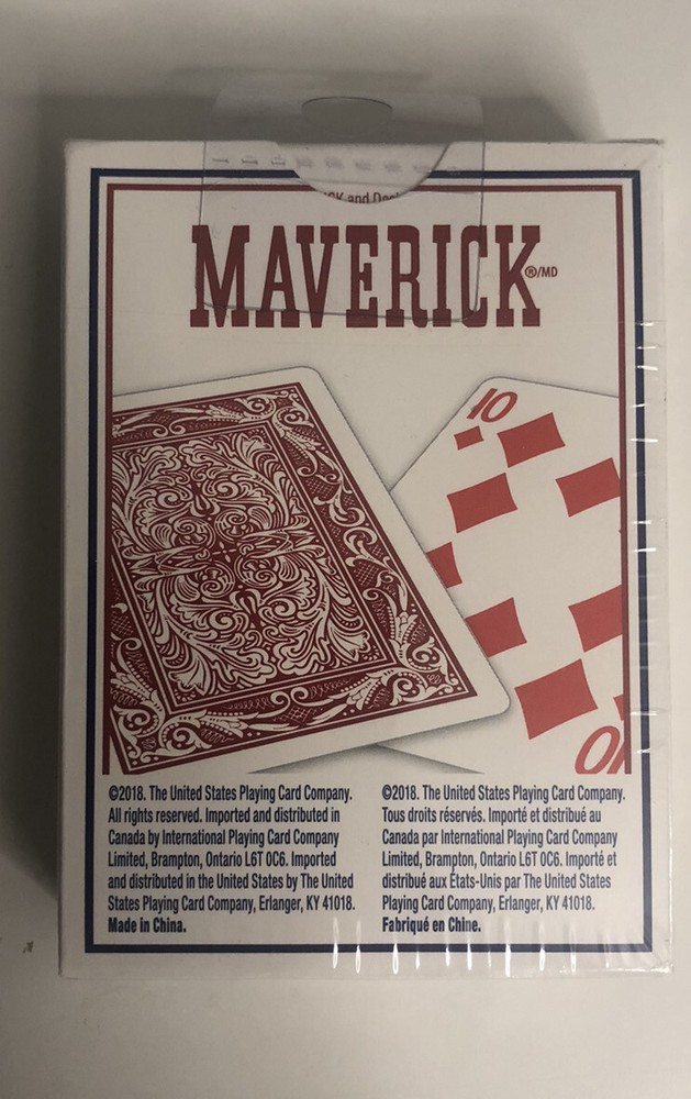Maverick Playing Cards - Poker Size Standard Face