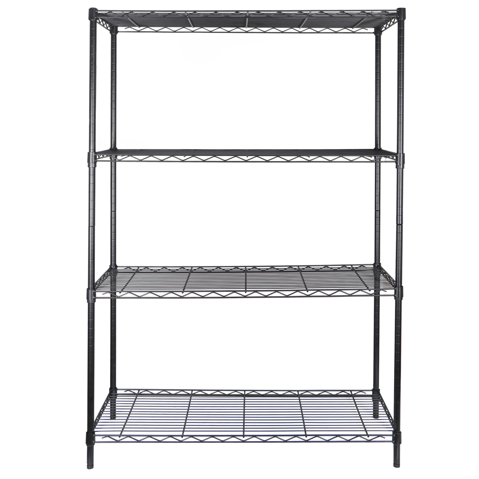 4-Tier Wire Shelving Rack Shelf Household Kitchen Storage Metal Shelf Organizer