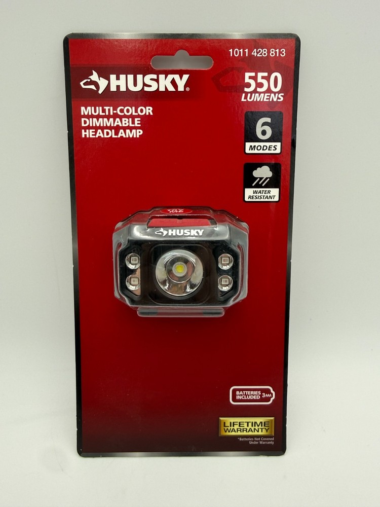 Husky 550 Lumens Compact Multi-Setting Dimmable Headlight