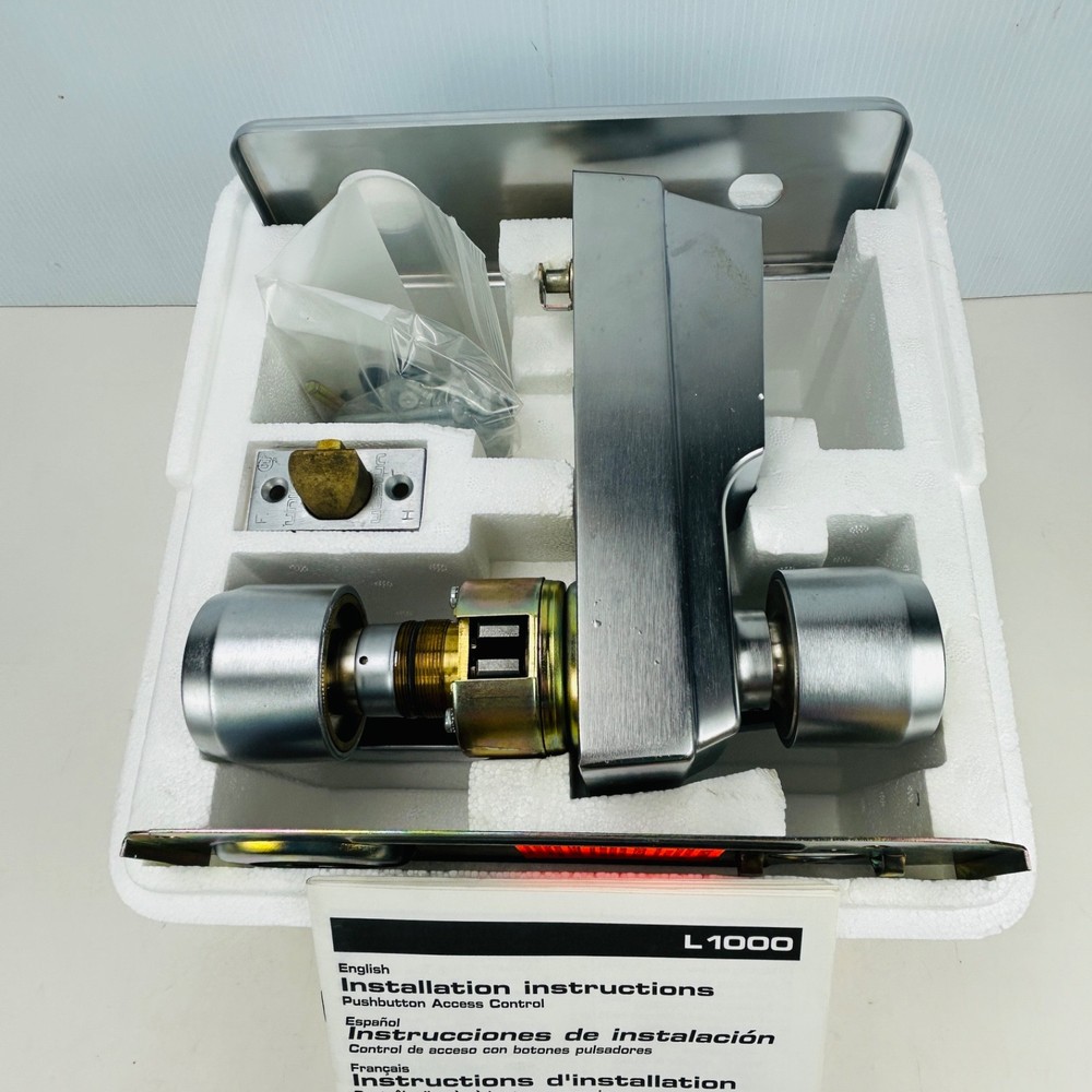 Kaba Simplex LR 1021R-26D-41 Pushbutton Combination Entry Lockset, Lever Handle