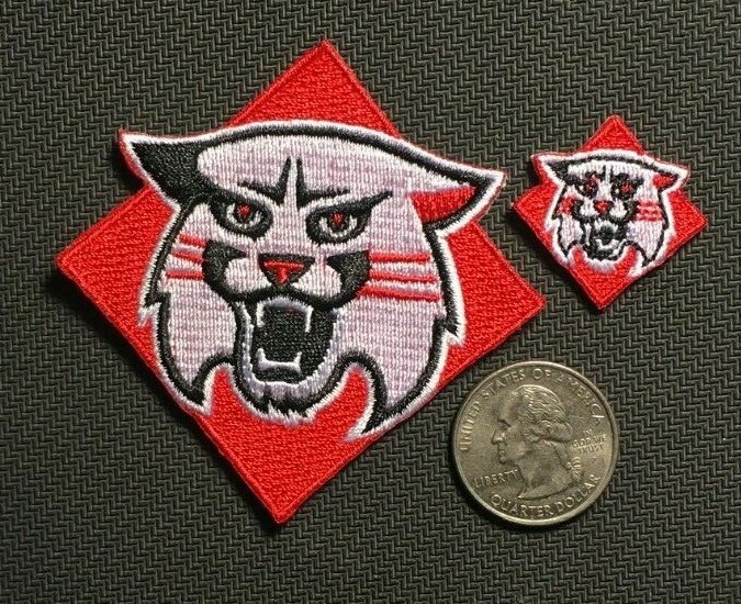 Davidson college patch wildcats patch davidson patch iron on or sew on cat patch