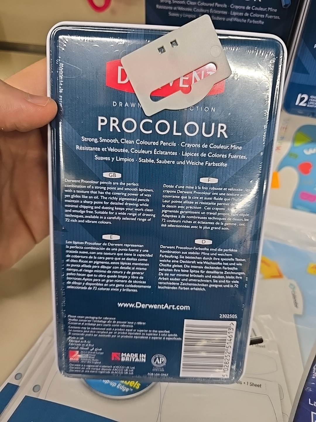 Colored Pencils Procolour Pencils Drawing Art Metal Tin 12 Count 2302505