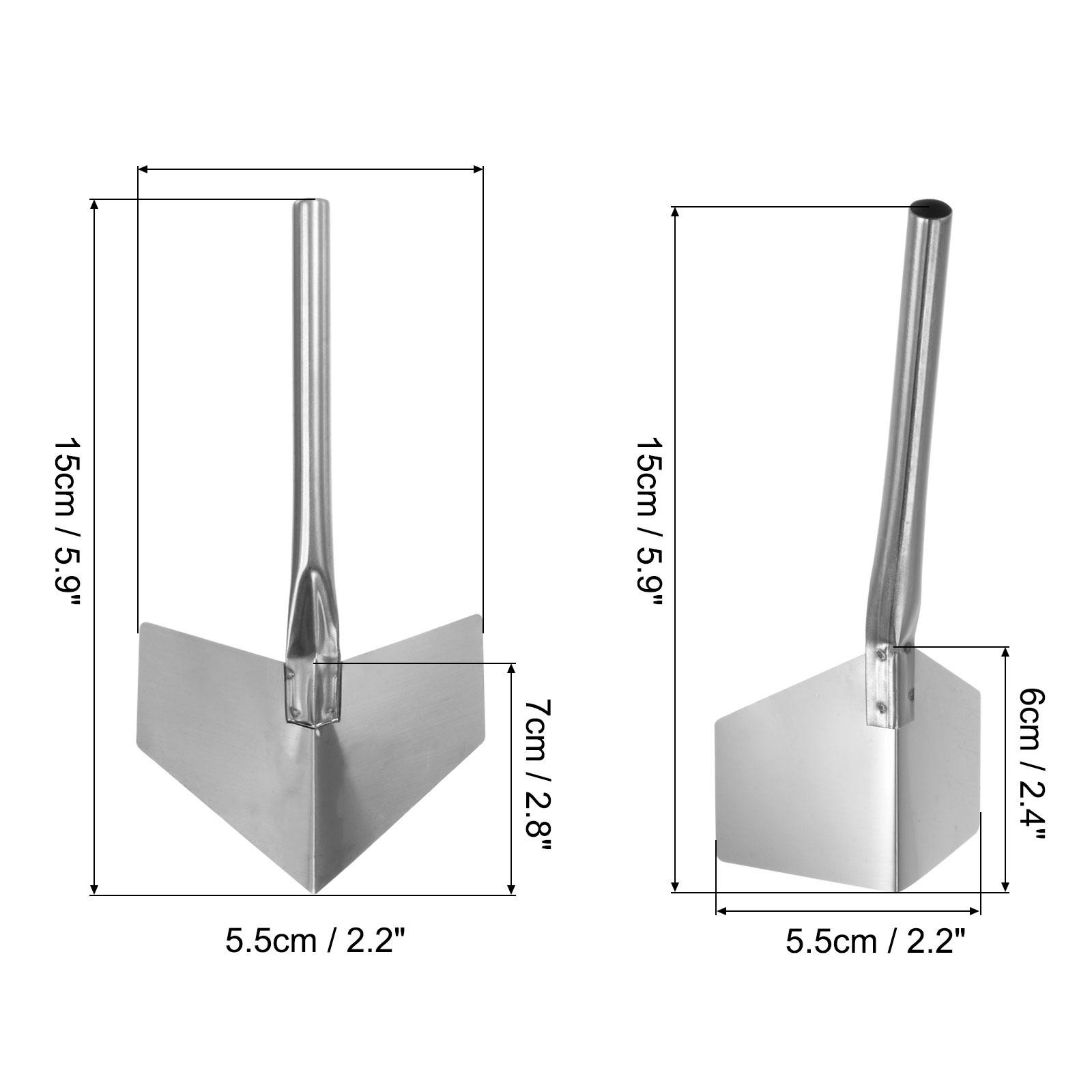 4pcs Inside and Corner Trowels 2.7 Inch Stainless Steel Drywall Corner Shaping