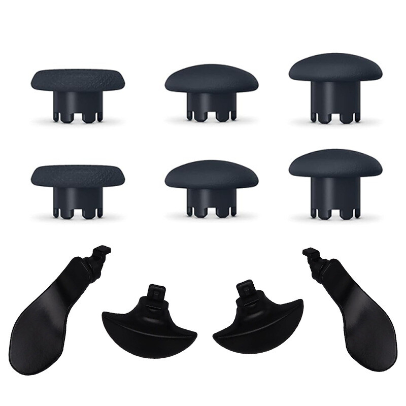 For PS5 EDGE Dualsense Controller Handle Joystick Cap+Back Paddles Set 10Pcs
