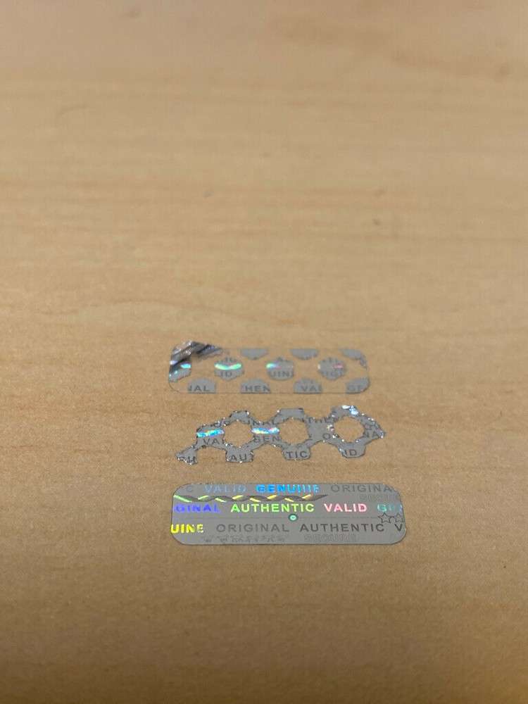QTY 250 Small! Custom Printed Tamper Evident Security Void Hologram Labels