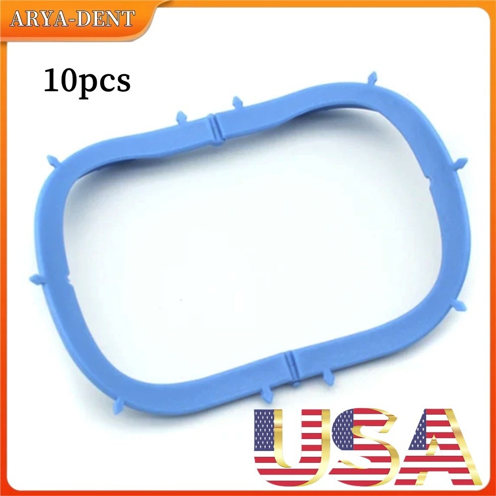 10pcs Dental Foldable Bracket Plastic Frame Rubber Dam Sheet Oral Barrier Frames