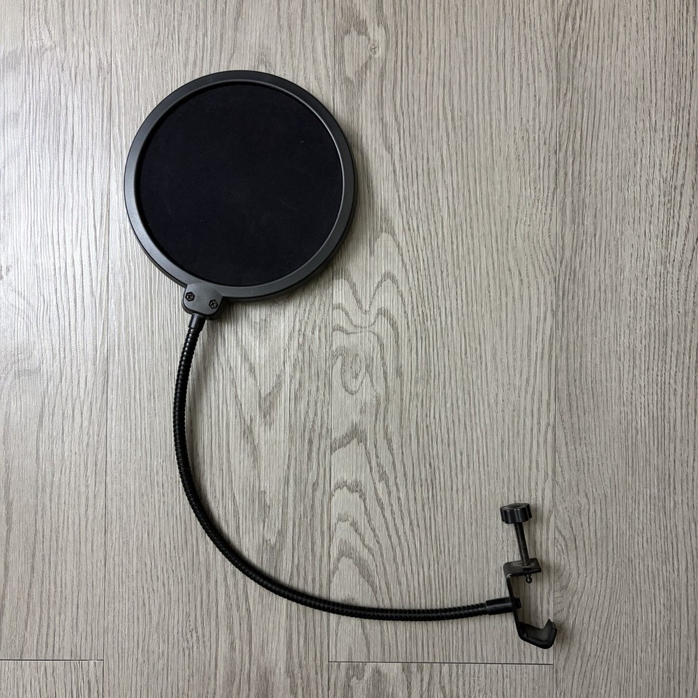 Microphone Pop Filter with Clamp 15" Gooseneck