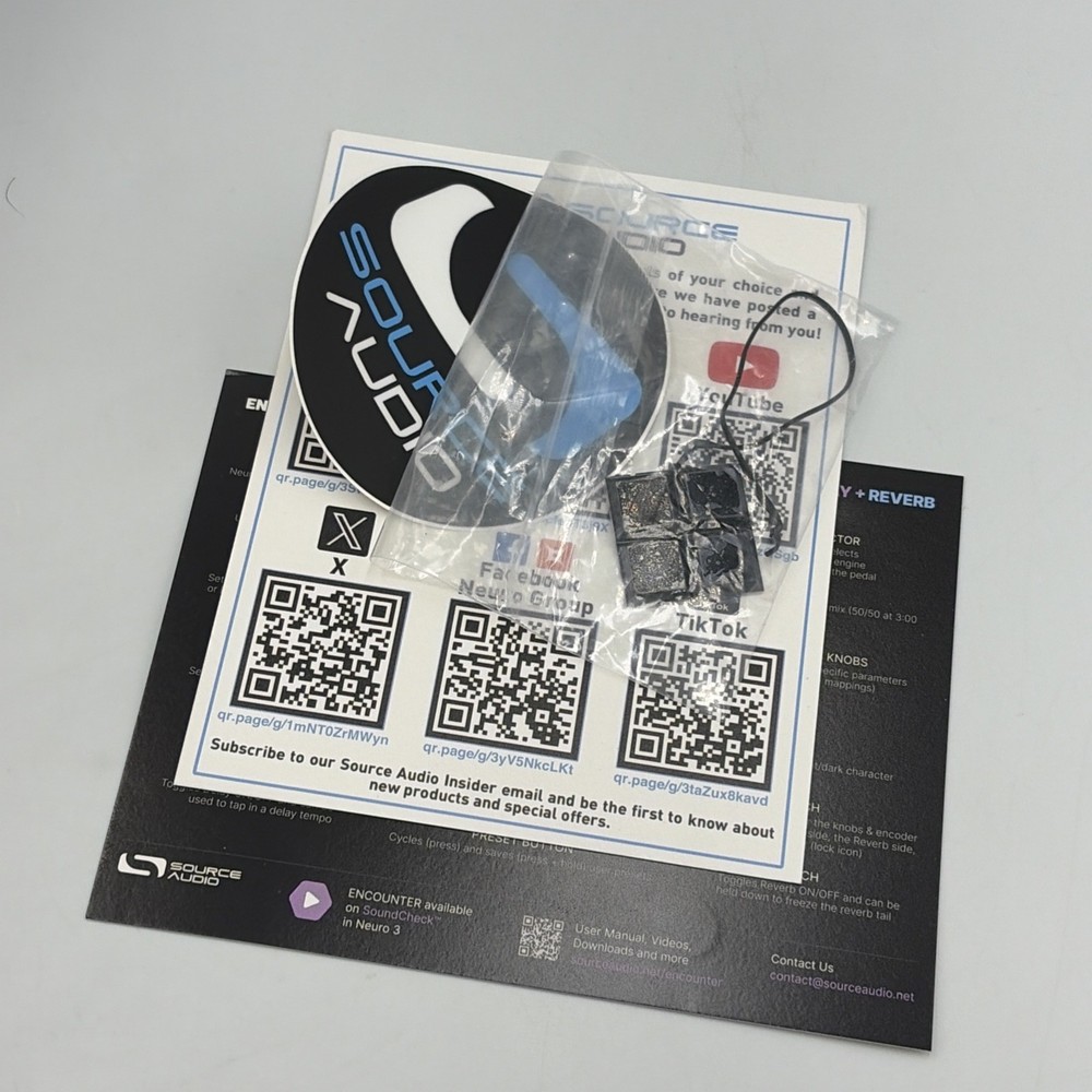 Source Audio SA264 Encounter Ambient Delay Reverb w/ Box - Open Box Condition