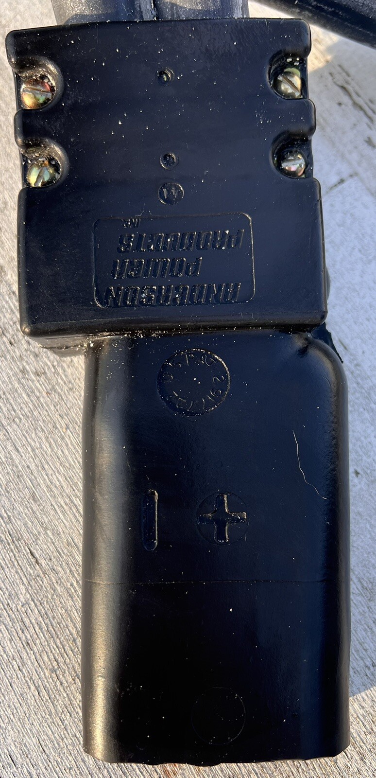 ANDERSON 28V DC Ground Power Unit Output Cable Assembly (20 ft. length) Military