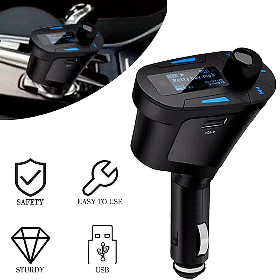 Receptor de audio inalámbrico auxiliar para coche Bluetooth adaptador transmisor