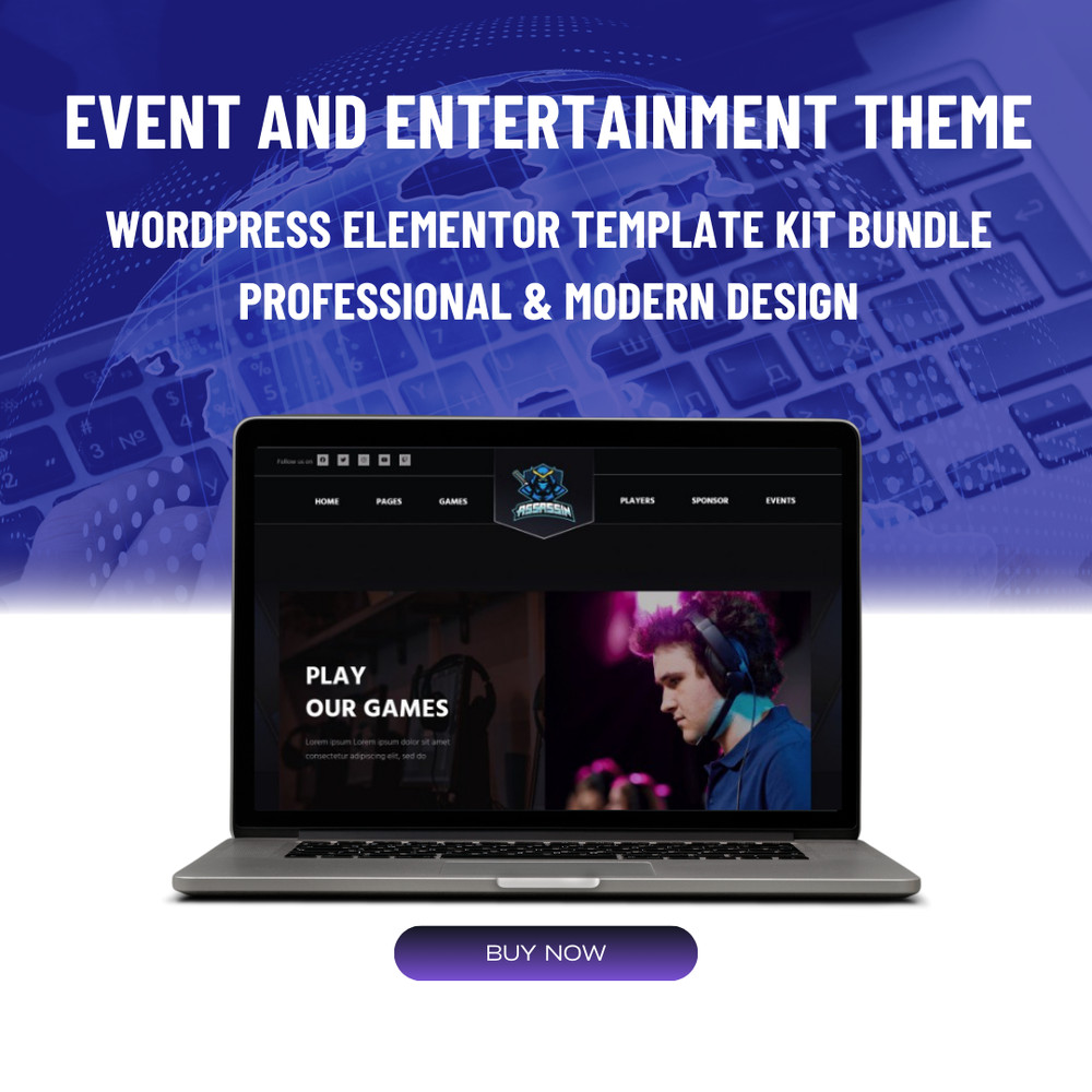 Premium Wordpress Elementor Template Kit Bundle | Event and Entertainment theme