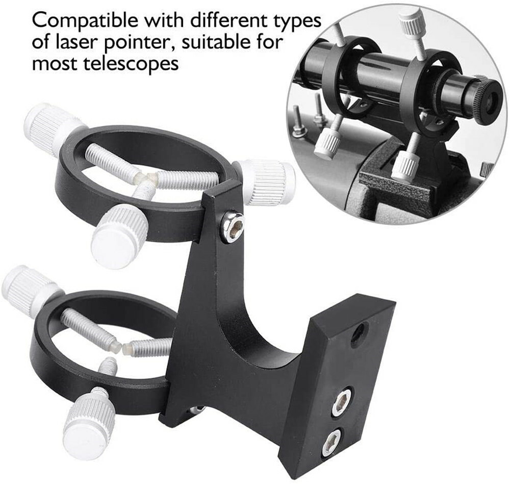 Aluminum Adjustable Laser Pointer Finder Scope Bracket for Astronomical Telescop