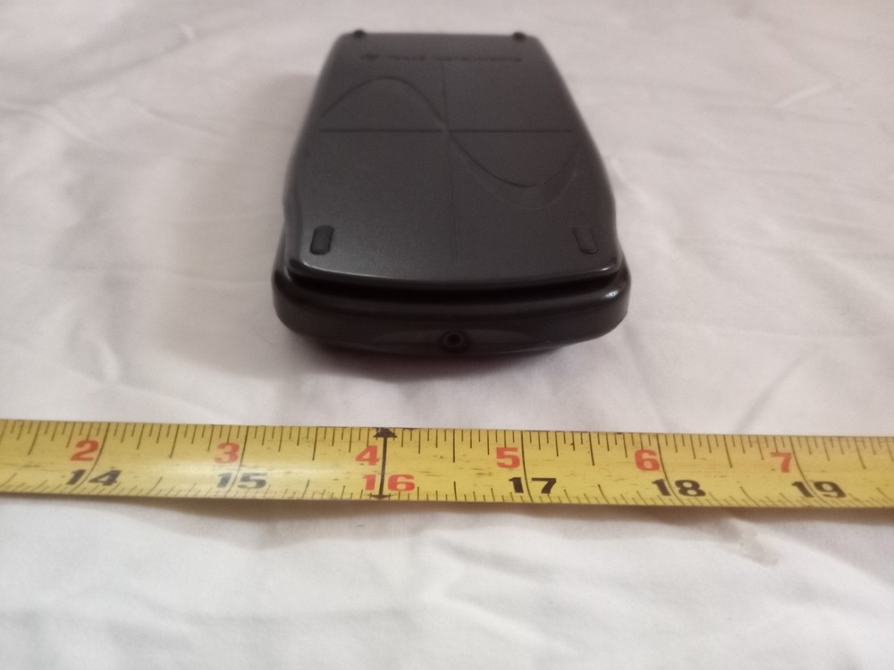 Texas Instruments TI-83 Plus Graphing Black Calculator With Cover unTested.