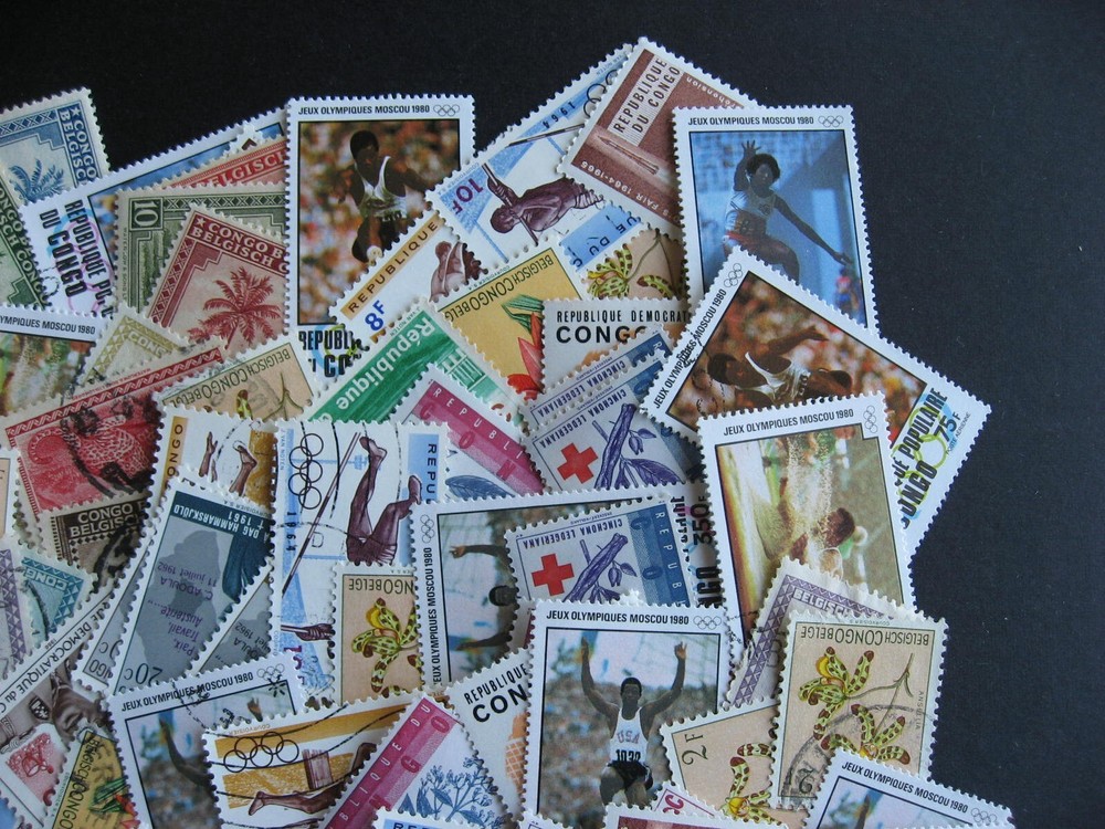 Hoard breakup mixture 100 Congos. Duplicates & mixed condition