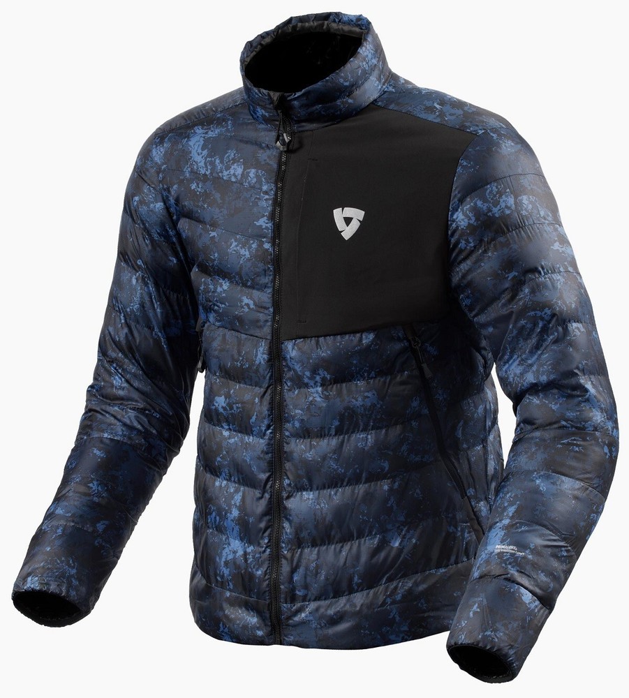 REV'IT SOLAR 3 BLUE WINTER MID COLD WIND INSULATION THERMAL JACKET SIZE L
