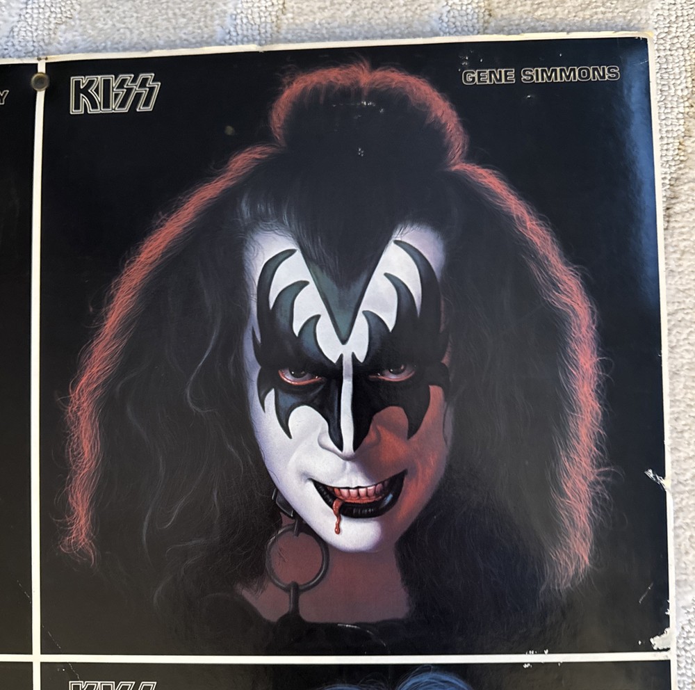 KISS Gene Paul Ace Peter 1978 Solo Albums Promo Aucoin Vintage 23X23 Promotional