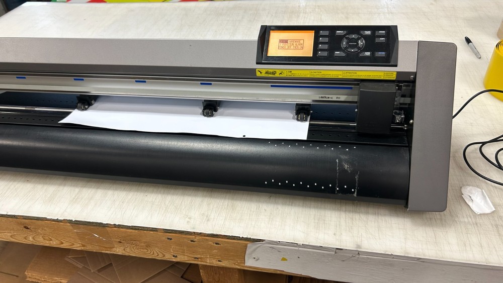 Graphtec CE6000-120 Plus,  48” Plotting Cutter for table top