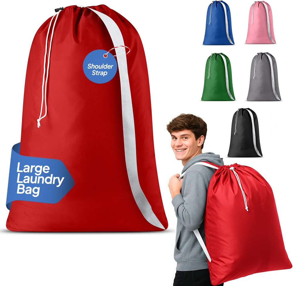 Bag Shoulder Strap Extra Large - Drawstring Locking Closure, Durable Material, H