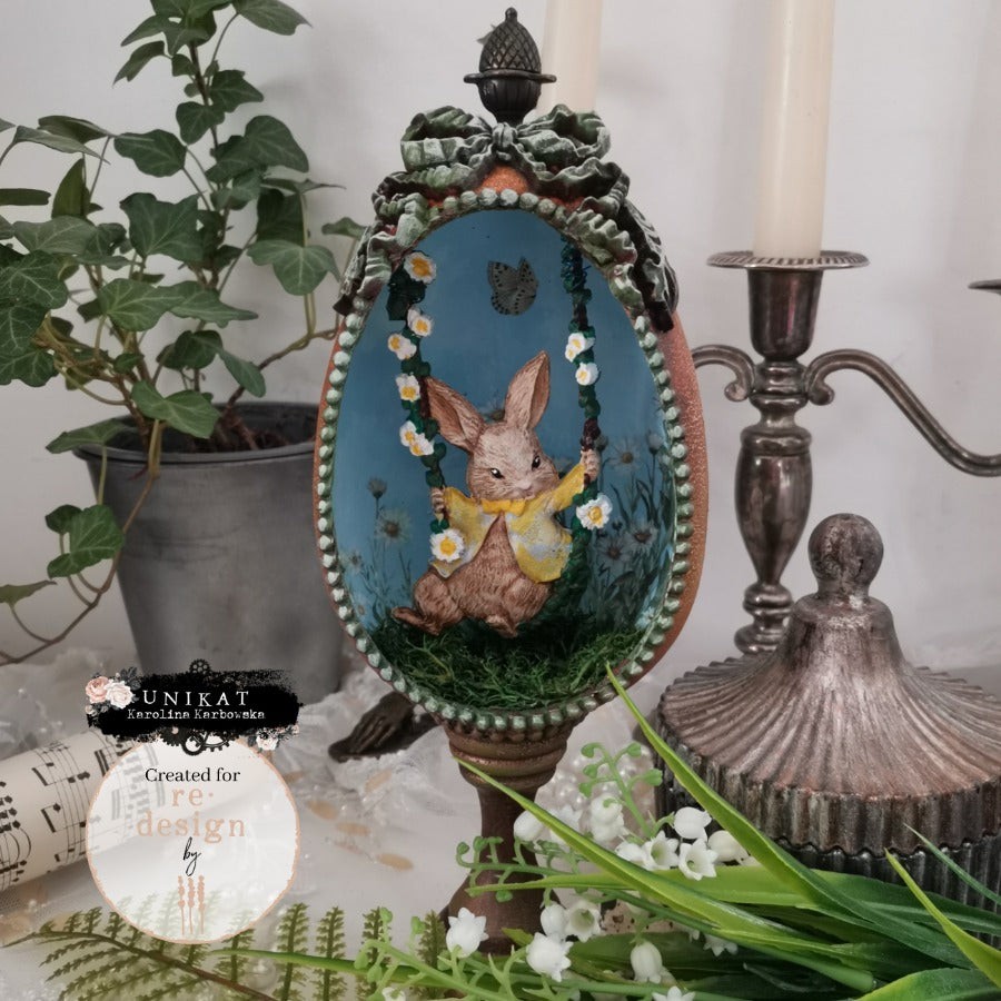 Bunny Trail Tales | 5" x 8" Silicone Décor Mould | Redesign with Prima