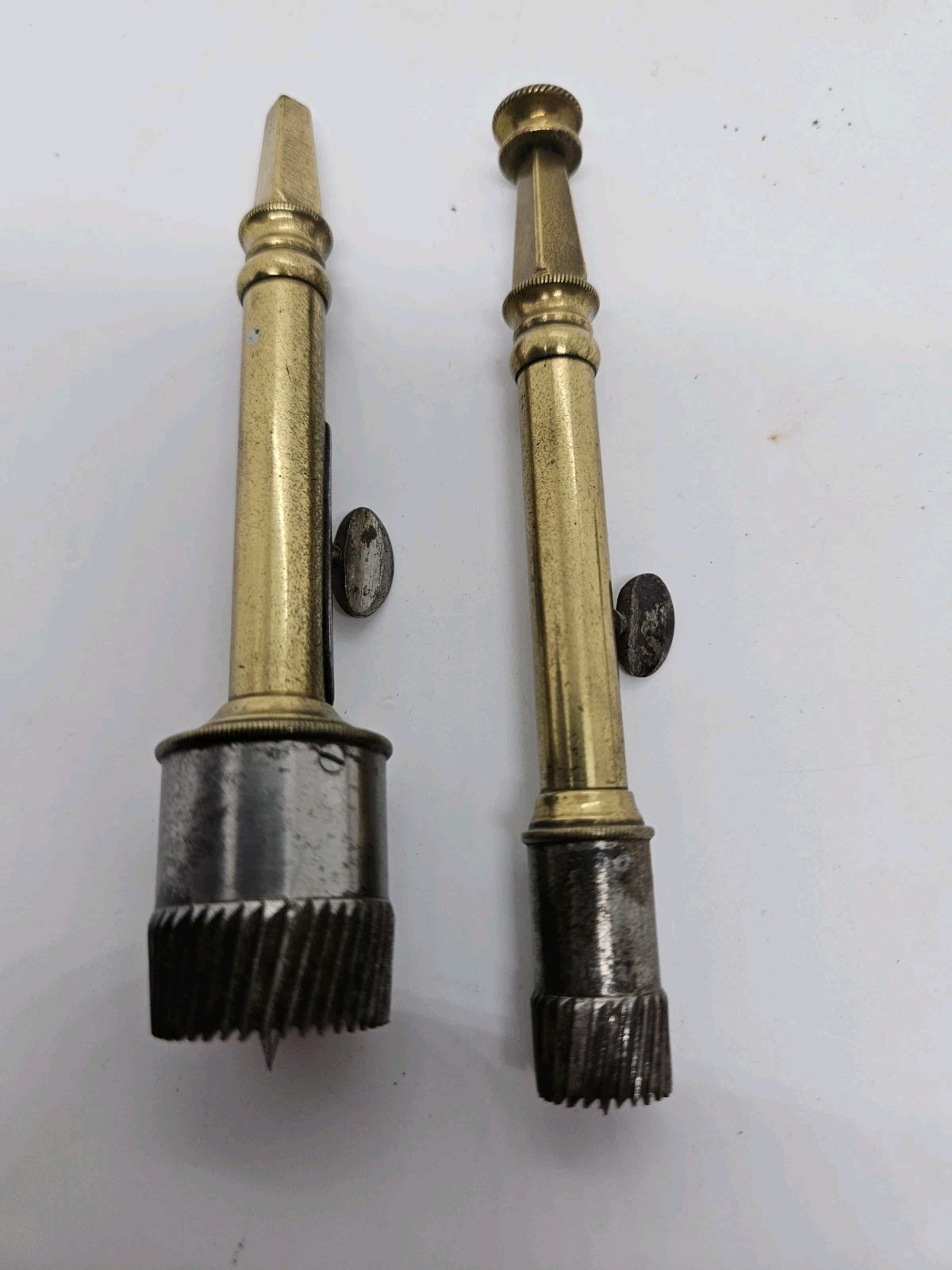 Antique 1800's Galt's Graduated Trephine Craneal Skull Bone Saw 3 Pc. Trepanning