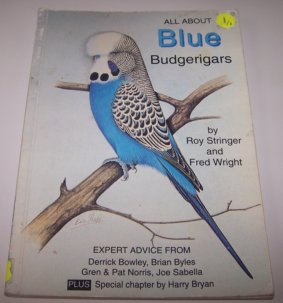ALL ABOUT BLUE BUDGERIGARS BY ROY STRINGER AND FRED WRIGHT