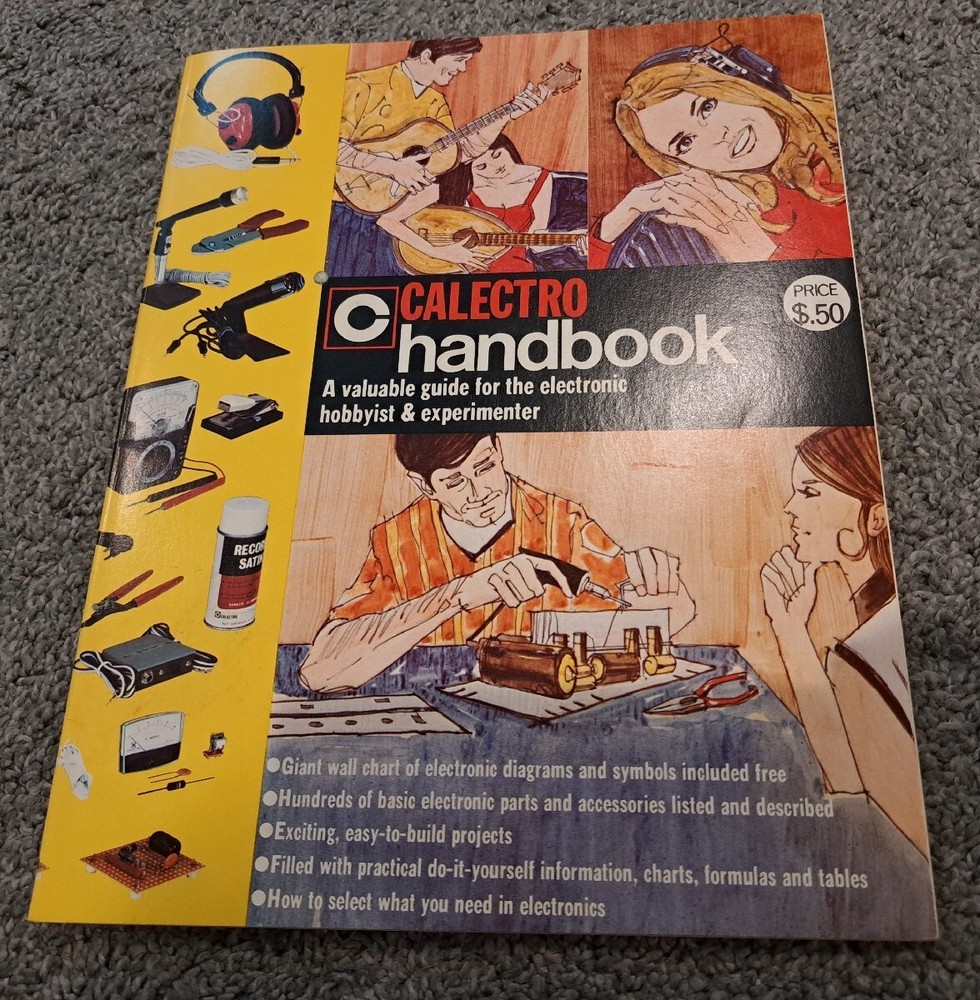 Vintage Calectro Handbook GC Electronics CATALOG 1973