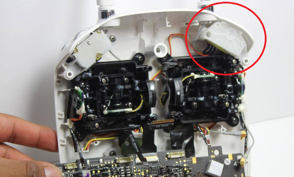 Phantom 4 Obsidian Remote Controller With Built-in Screen Gimbal Dial Module BC.