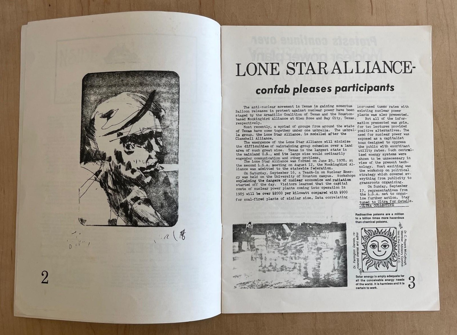 ULTRA Vol 1 No 3 1978 Local Houston Yippie Proto Punk Leftist Political Magazine