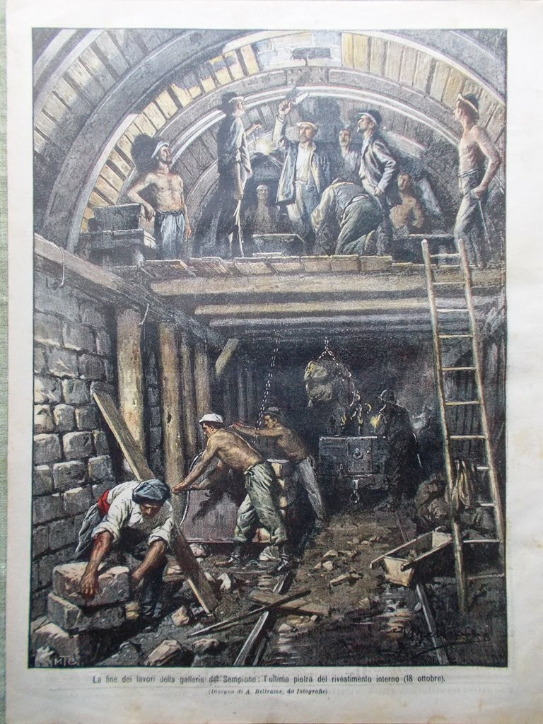 La Domenica del Corriere 29 October 1905 Galleria del Sempione Marathon Pietri