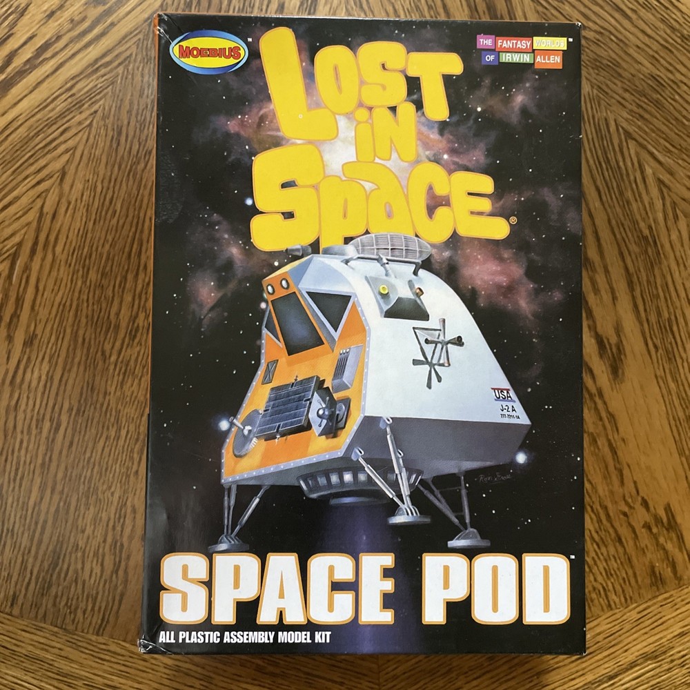 Space Pod - Lost In Space - Moebius 1/24 Scale Assembly Started Plastic Kit#901
