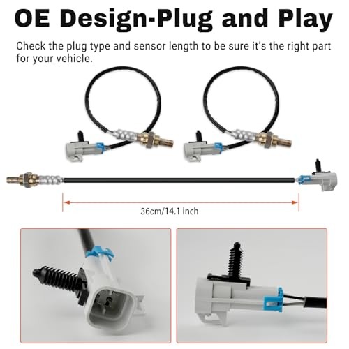 Set of Oxygen Sensor Upstream Downstream OSensor Compatible with003-005 Chevy 2