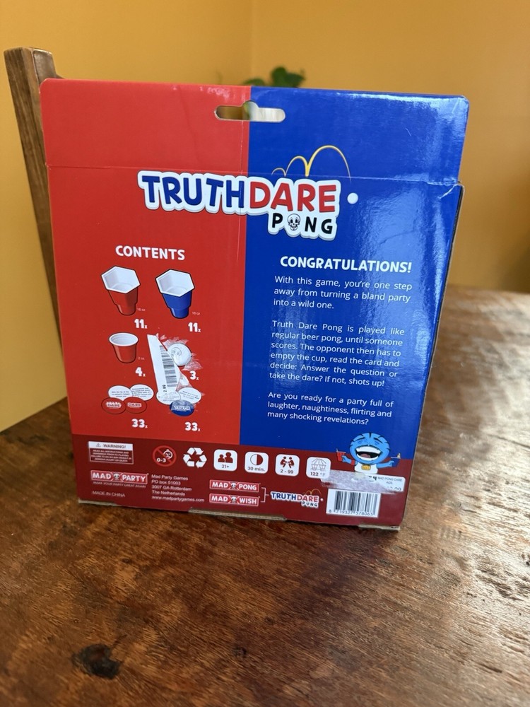 Truth Or Dare Pong Game